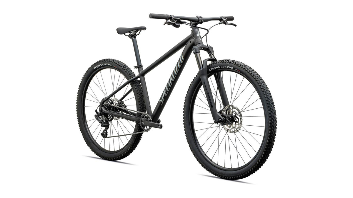 Specialized Rockhopper Sport 29 - 2027 - SATIN METALLIC OBSIDIAN, front three-quarter view