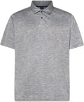 Oakley Men's Aero Hydrolix Polo - Grey Heather - front