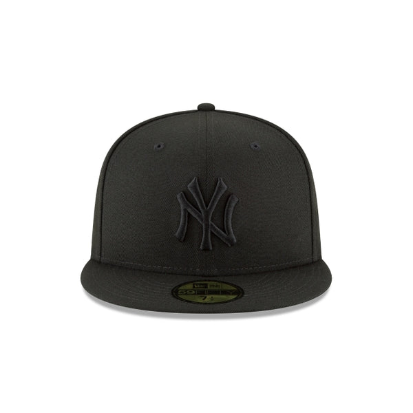 MLB Basic 59FIFTY Black/Black Fitted Cap