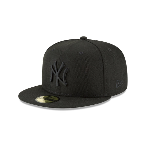 MLB Basic 59FIFTY Black/Black Fitted Cap
