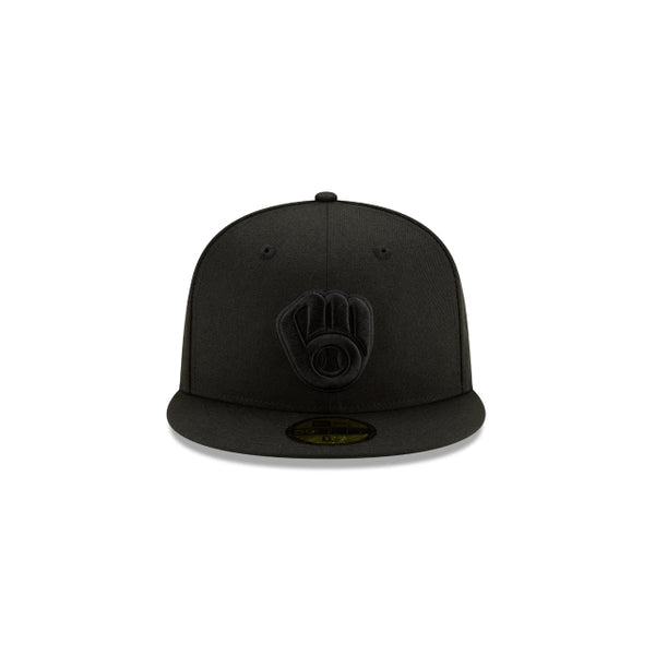MLB Basic 59FIFTY Black/Black Fitted Cap