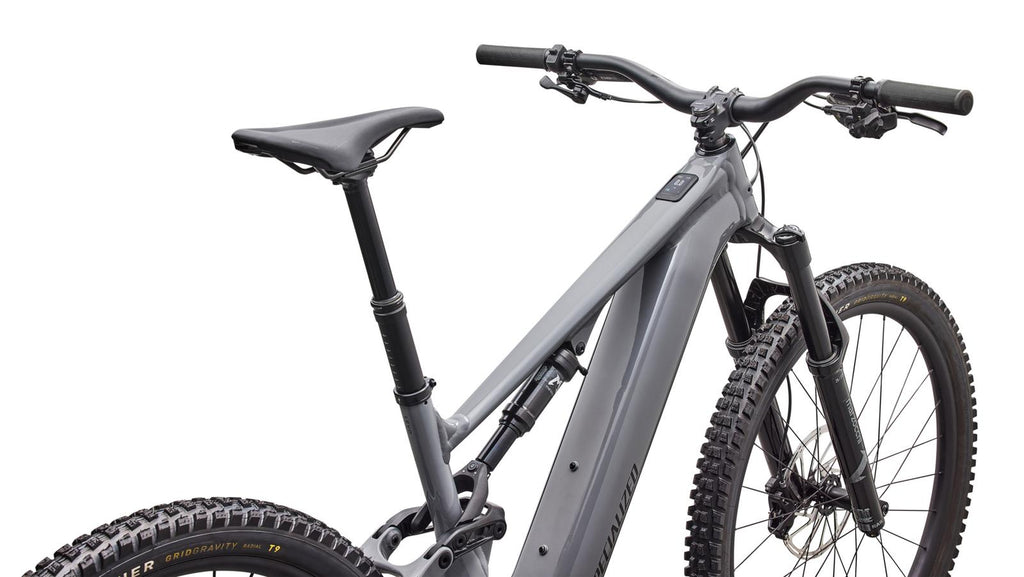 Specialized Turbo Levo 4 Alloy - 2027 - GLOSS COOL GREY, rider point of view