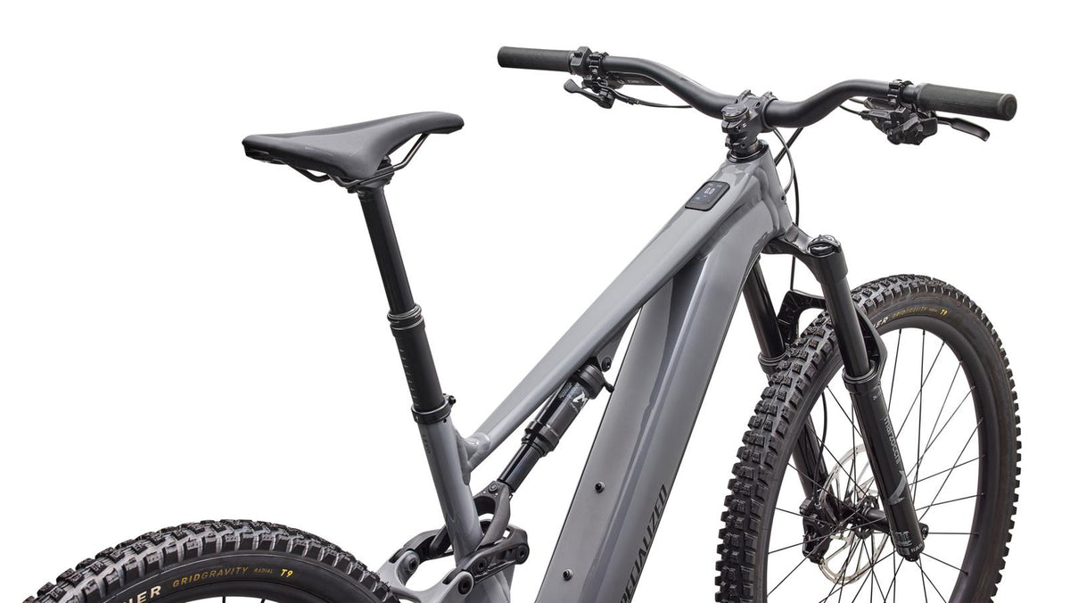 Specialized Turbo Levo 4 Alloy - 2027 - GLOSS COOL GREY, rider point of view