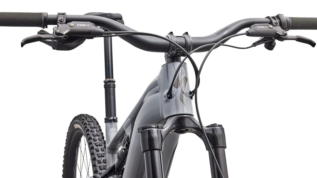 Specialized Turbo Levo 4 Alloy - 2027 - GLOSS COOL GREY, head tube detail