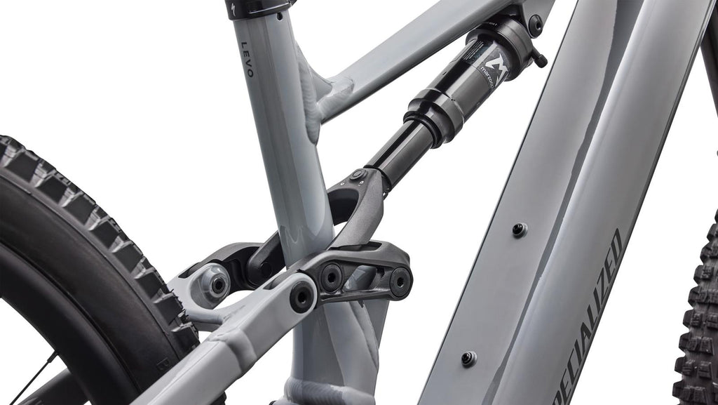 Specialized Turbo Levo 4 Alloy - 2027 - GLOSS COOL GREY, linkage detail