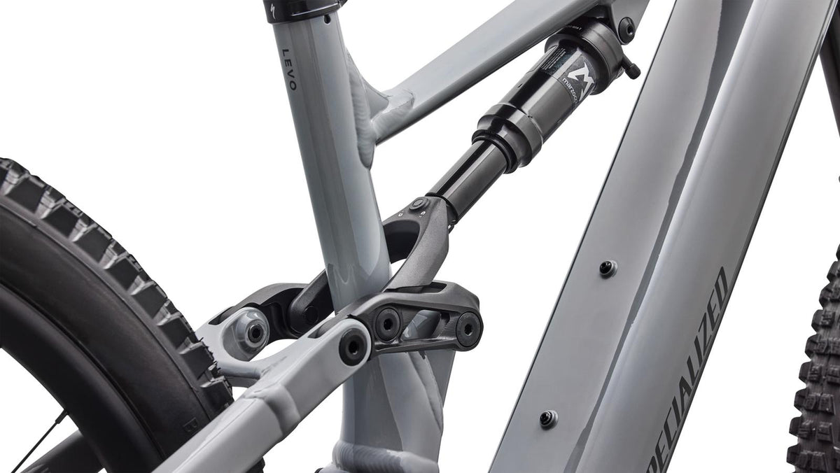 Specialized Turbo Levo 4 Alloy - 2027 - GLOSS COOL GREY, linkage detail