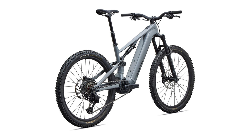 Specialized Turbo Levo 4 Alloy - 2027 - GLOSS COOL GREY, rear three-quarter view