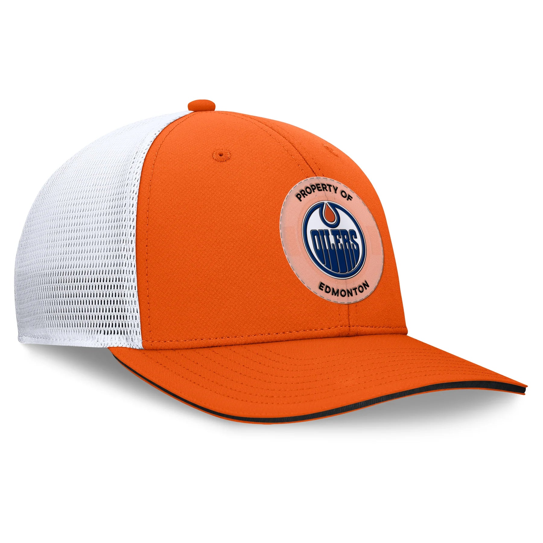 Fanatics Edmonton Oilers Authentic Pro Rink 7.1 Mesh Snapback Hat