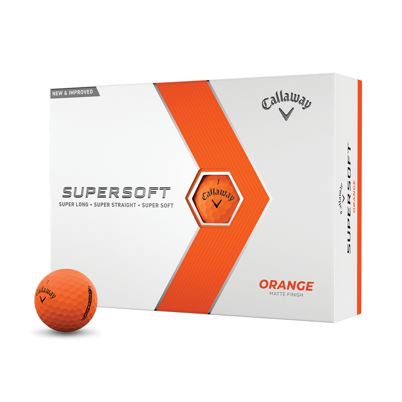 2023 Supersoft Matte Golf Balls - 1 Dozen