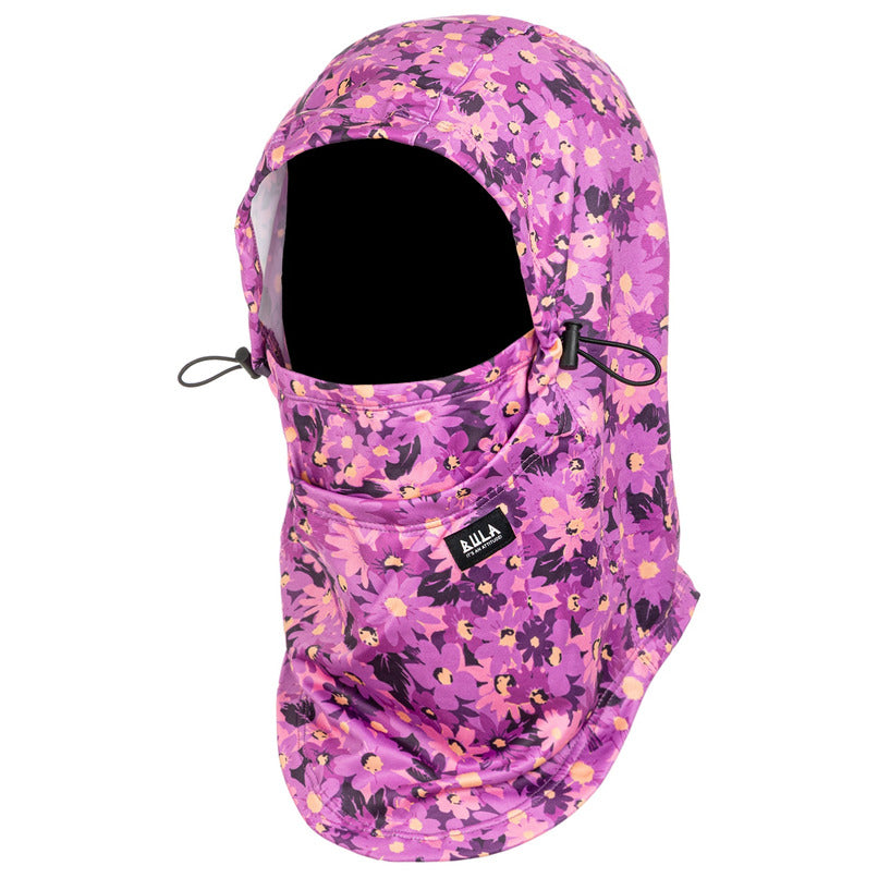 Bula Kid's Therma-Comfort Hood - Daisy Pink, front