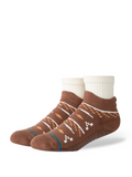 Stance Women's Chestnut Cotton Slipper Socks - ACORN, front view