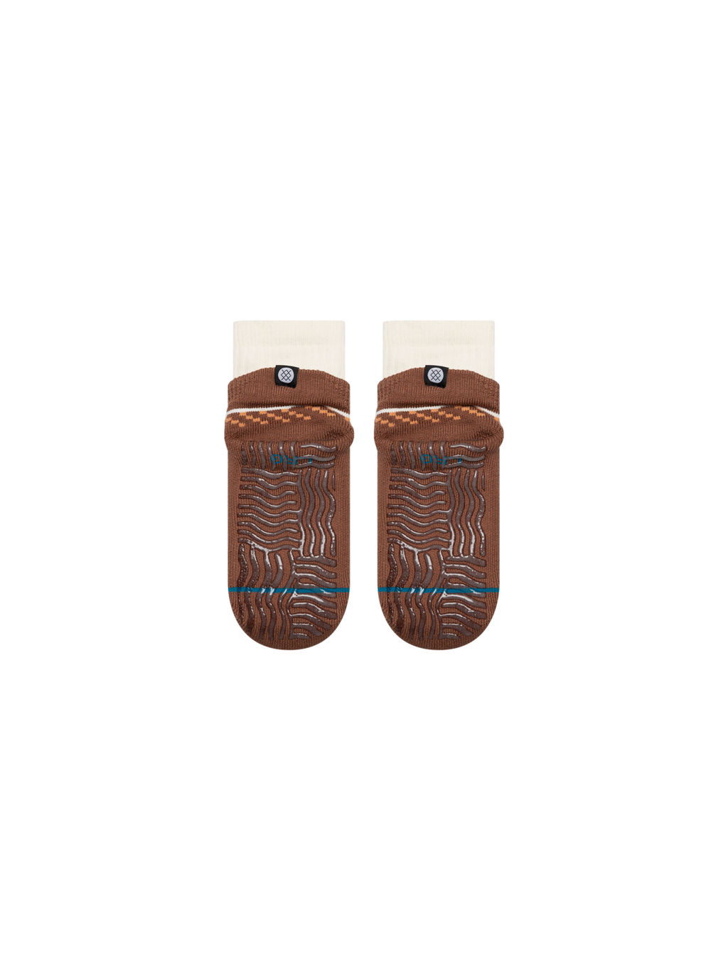 Stance Women's Chestnut Cotton Slipper Socks - ACORN, back view