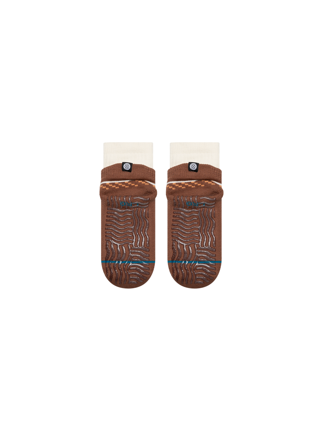 Stance Women's Chestnut Cotton Slipper Socks - ACORN, back view
