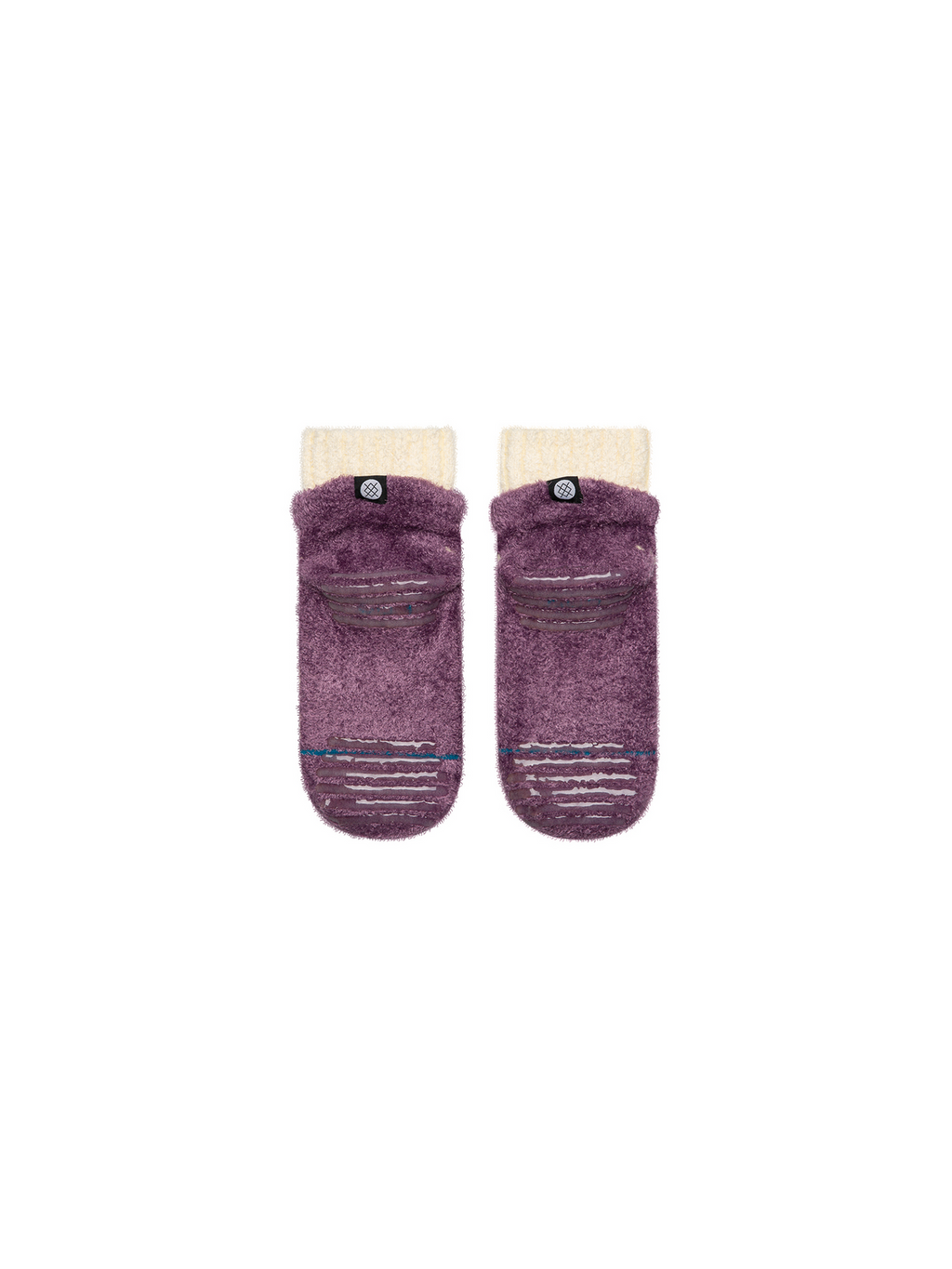 Stance Women's Sugar Plum Cozy Slipper Socks - PURPLE, back view