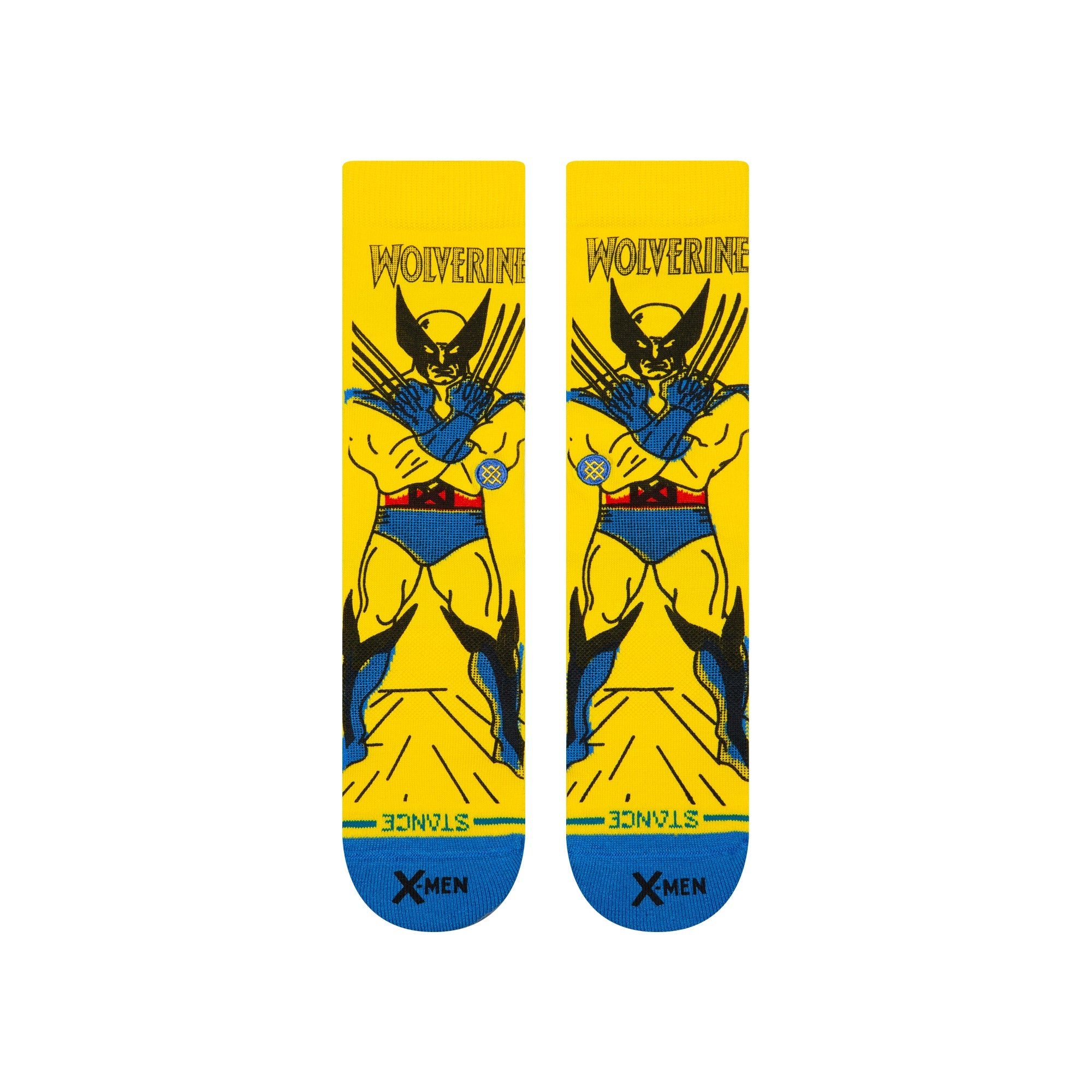 Stance Wolverine Crew Socks - Yellow, back