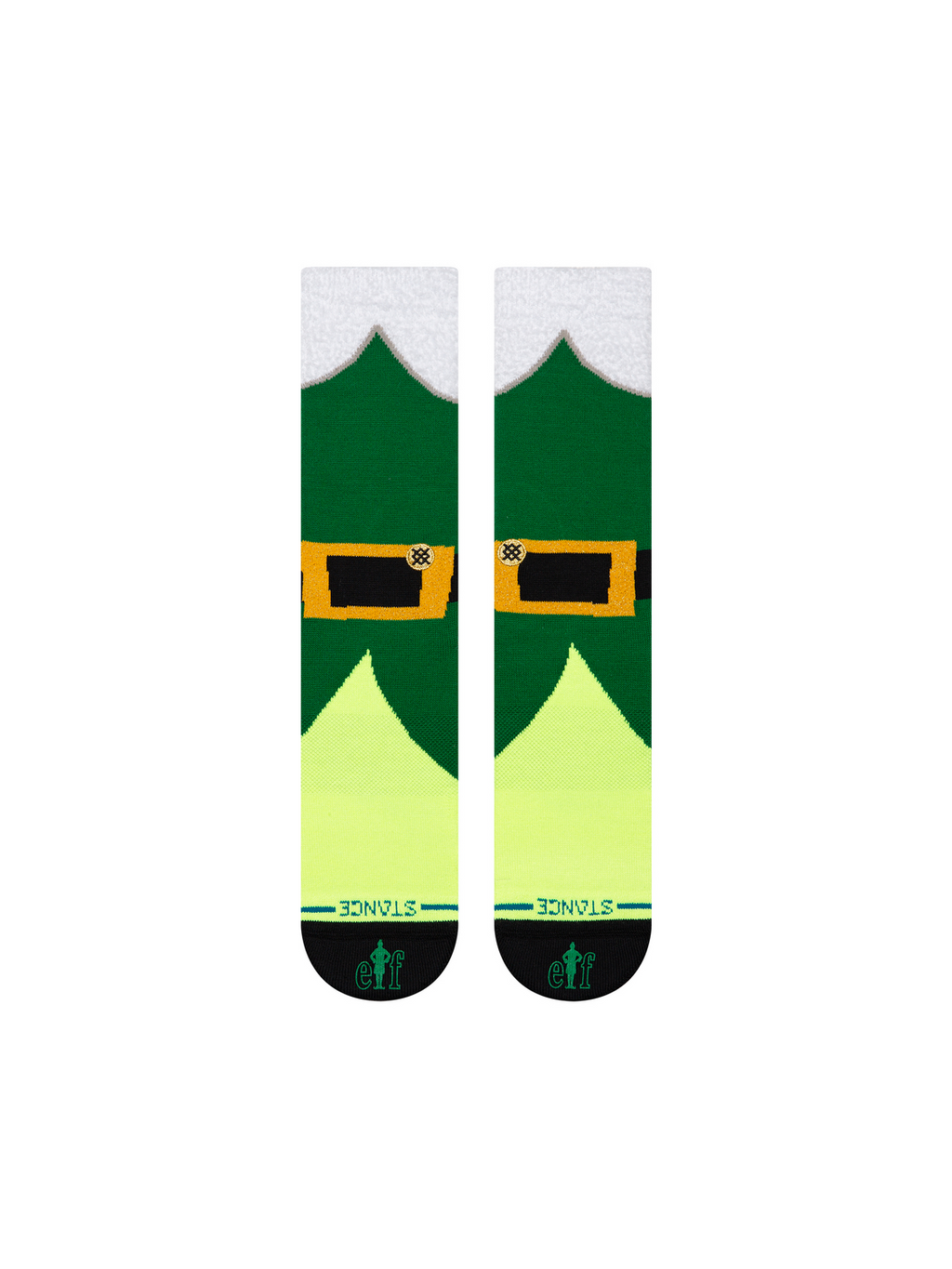 Stance Elf x Not A Costume Crew Socks - GREEN, alternate view