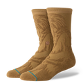 Stance Star Wars x Reverse Chewie Crew Socks - TOBACCO, front view