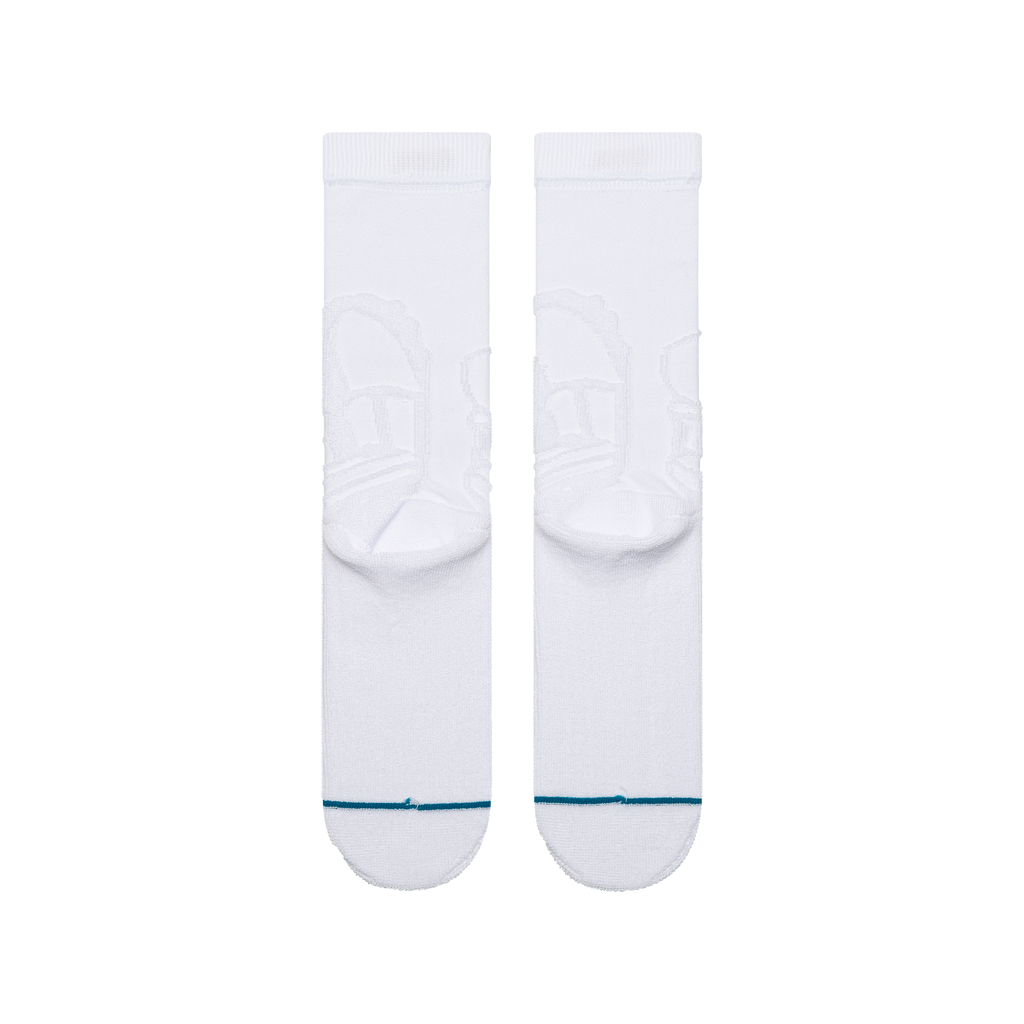 Stance Star Wars x Reverse Trooper Crew Socks - WHITE, back view