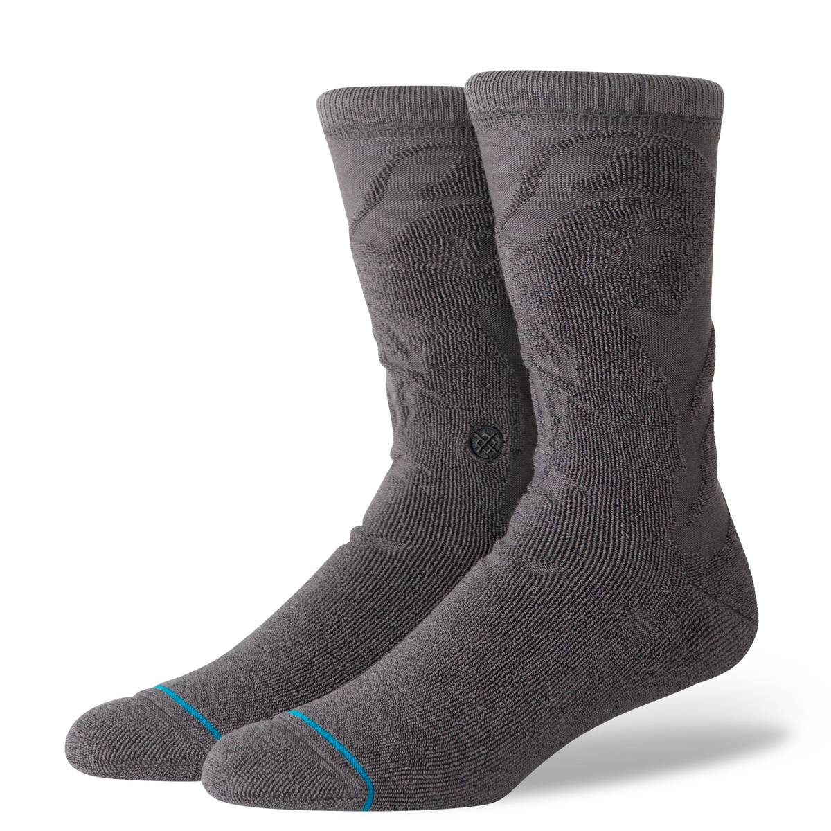 Stance Star Wars x Reverse Vader Crew Socks - BLACK, front view