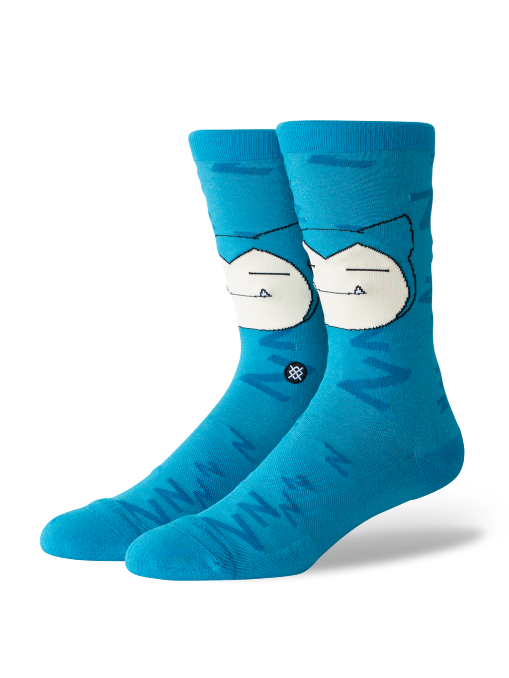 Stance Pokémon x Snorlax Sleepy Crew Socks - TEAL, front view