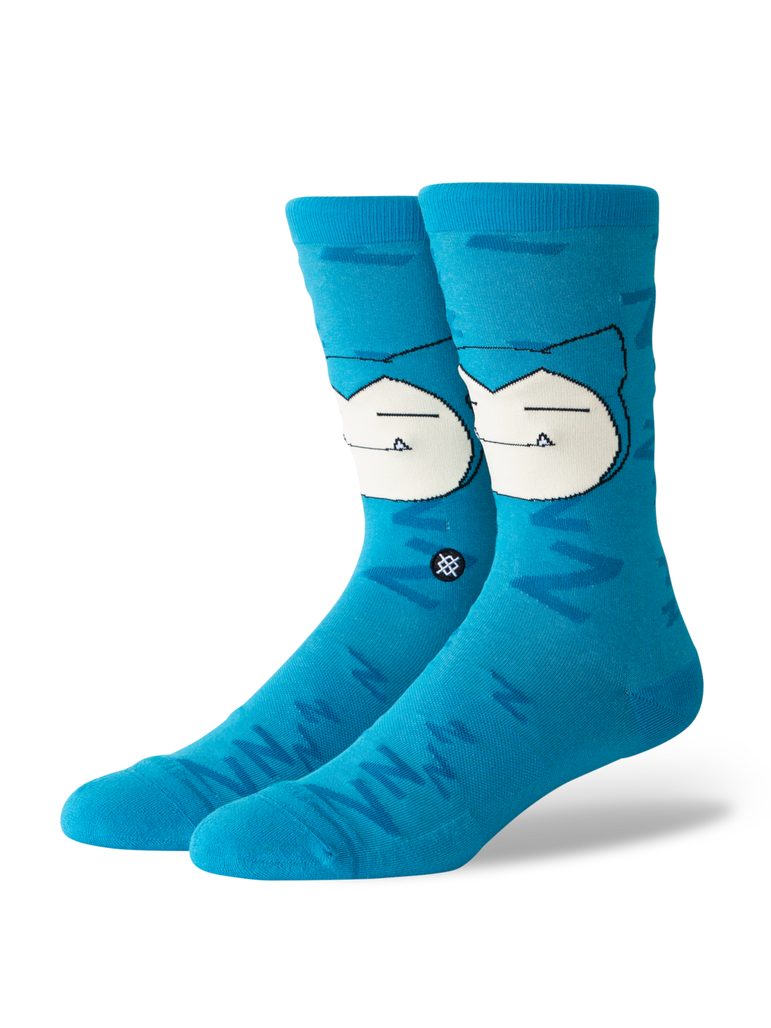 Stance Pokémon x Snorlax Sleepy Crew Socks - TEAL, front view