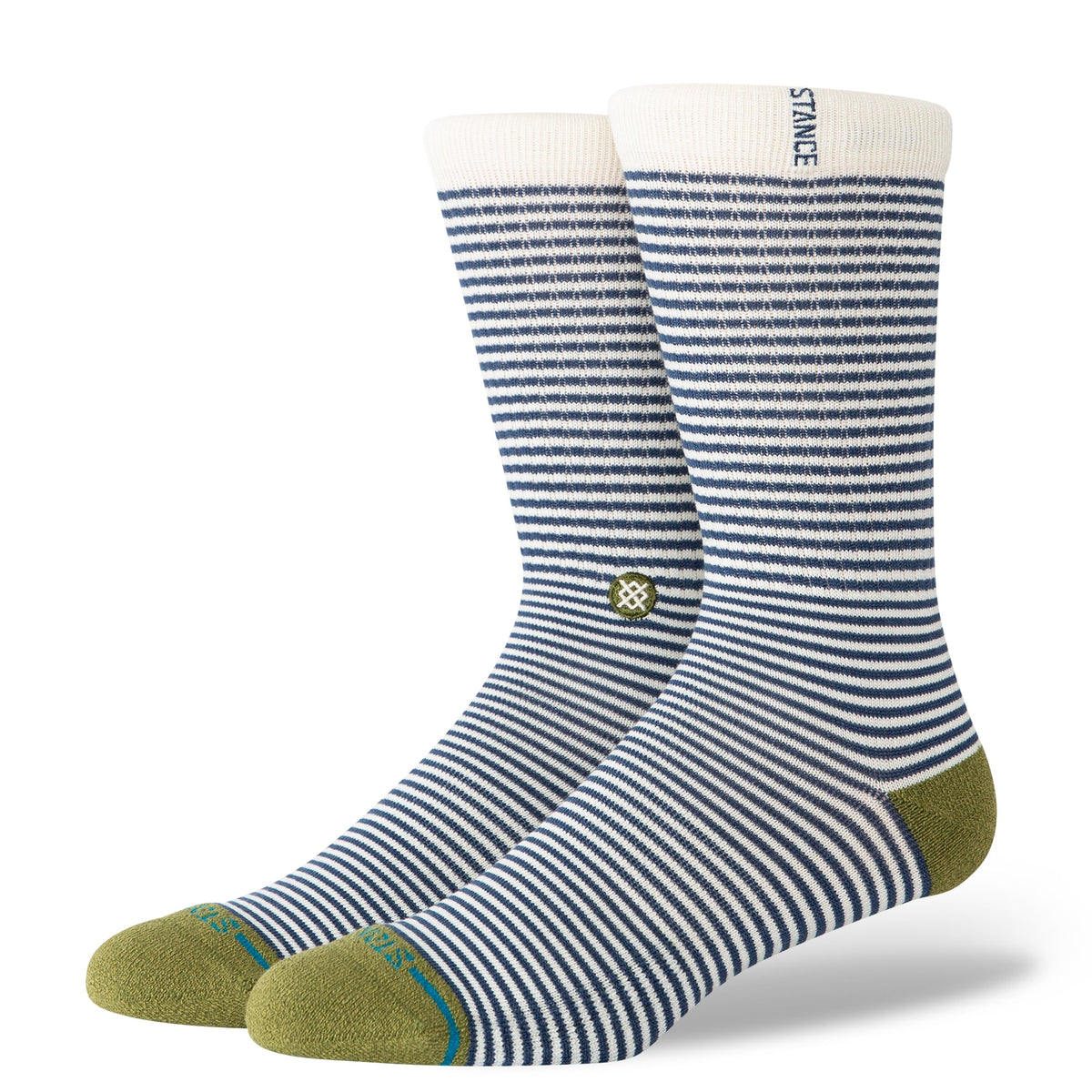 Stance Mini Bar Crew Socks - Olive