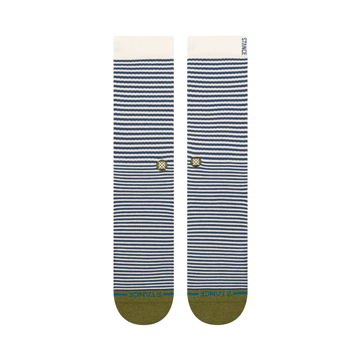 Stance Mini Bar Crew Socks - Olive detail