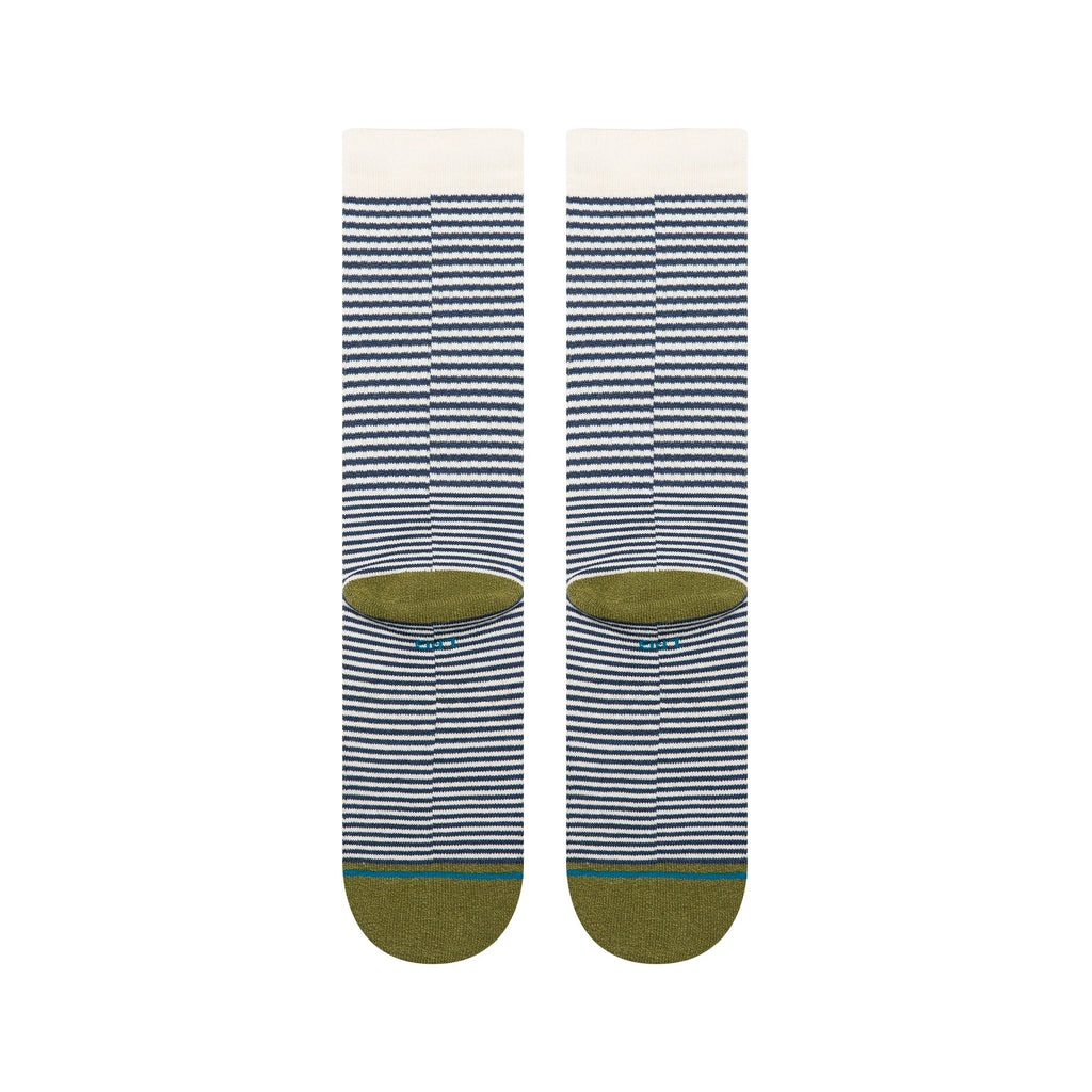 Stance Mini Bar Crew Socks - Olive detail 2