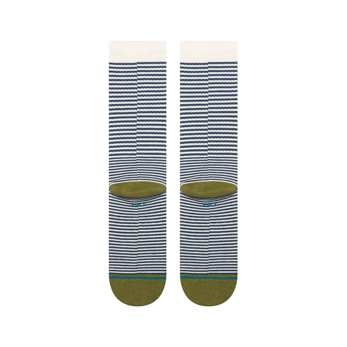 Stance Mini Bar Crew Socks - Olive detail 2