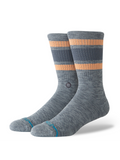 Stance Slub Boyd Crew Socks - PAVEMENT, front view