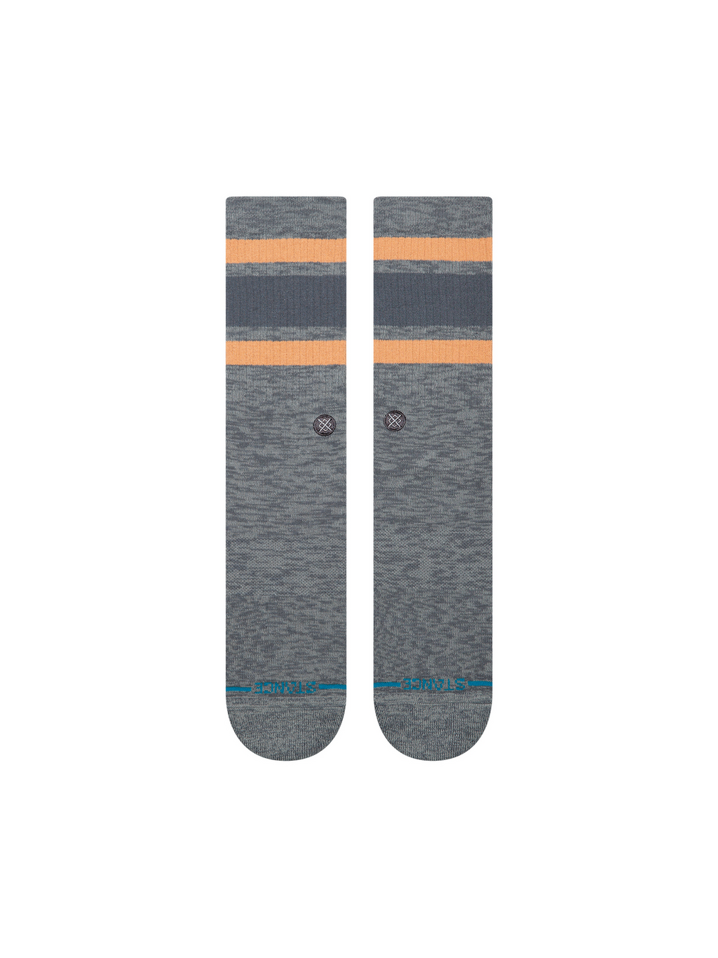 Stance Slub Boyd Crew Socks - PAVEMENT, back view