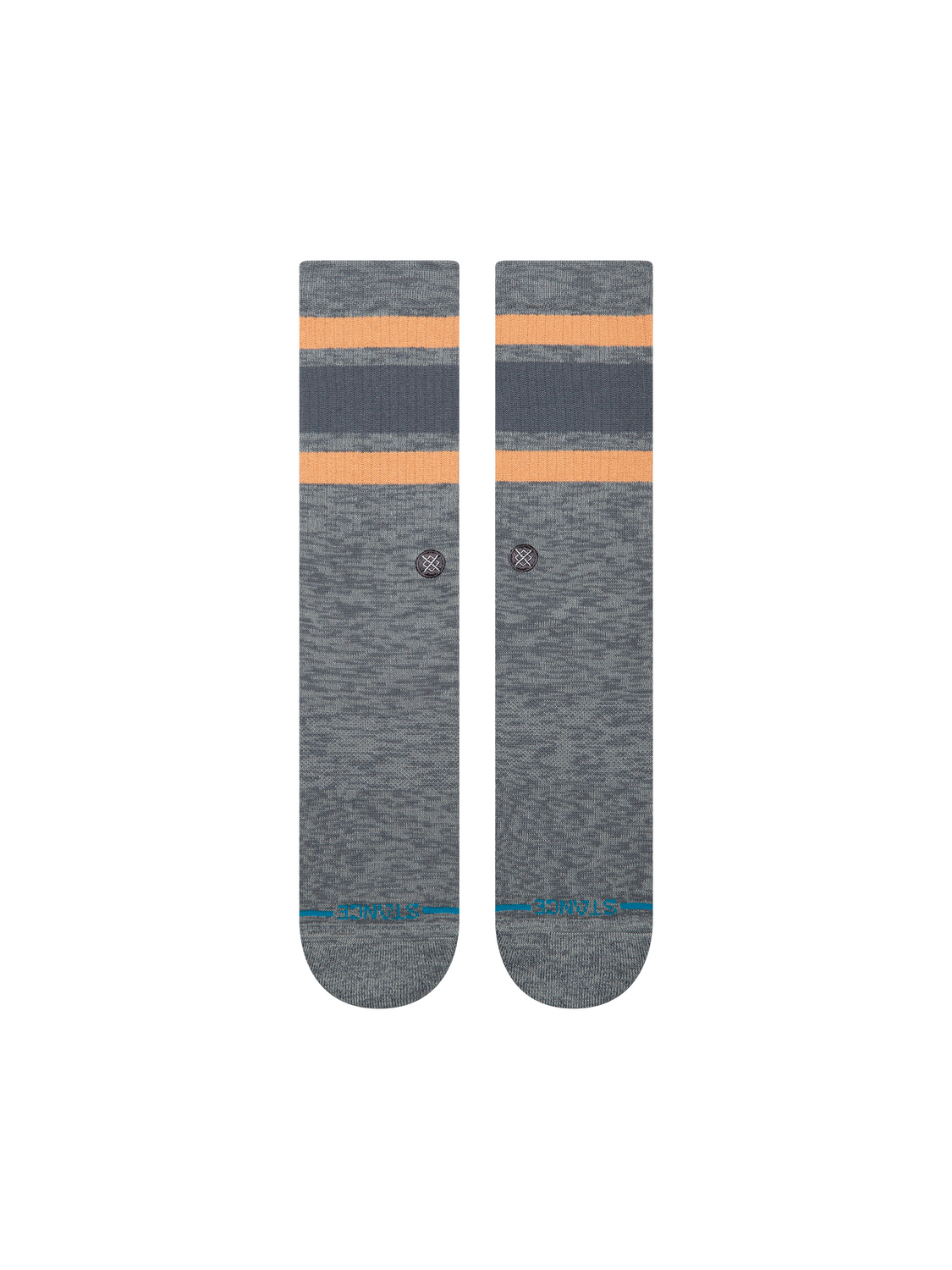 Stance Slub Boyd Crew Socks - PAVEMENT, back view