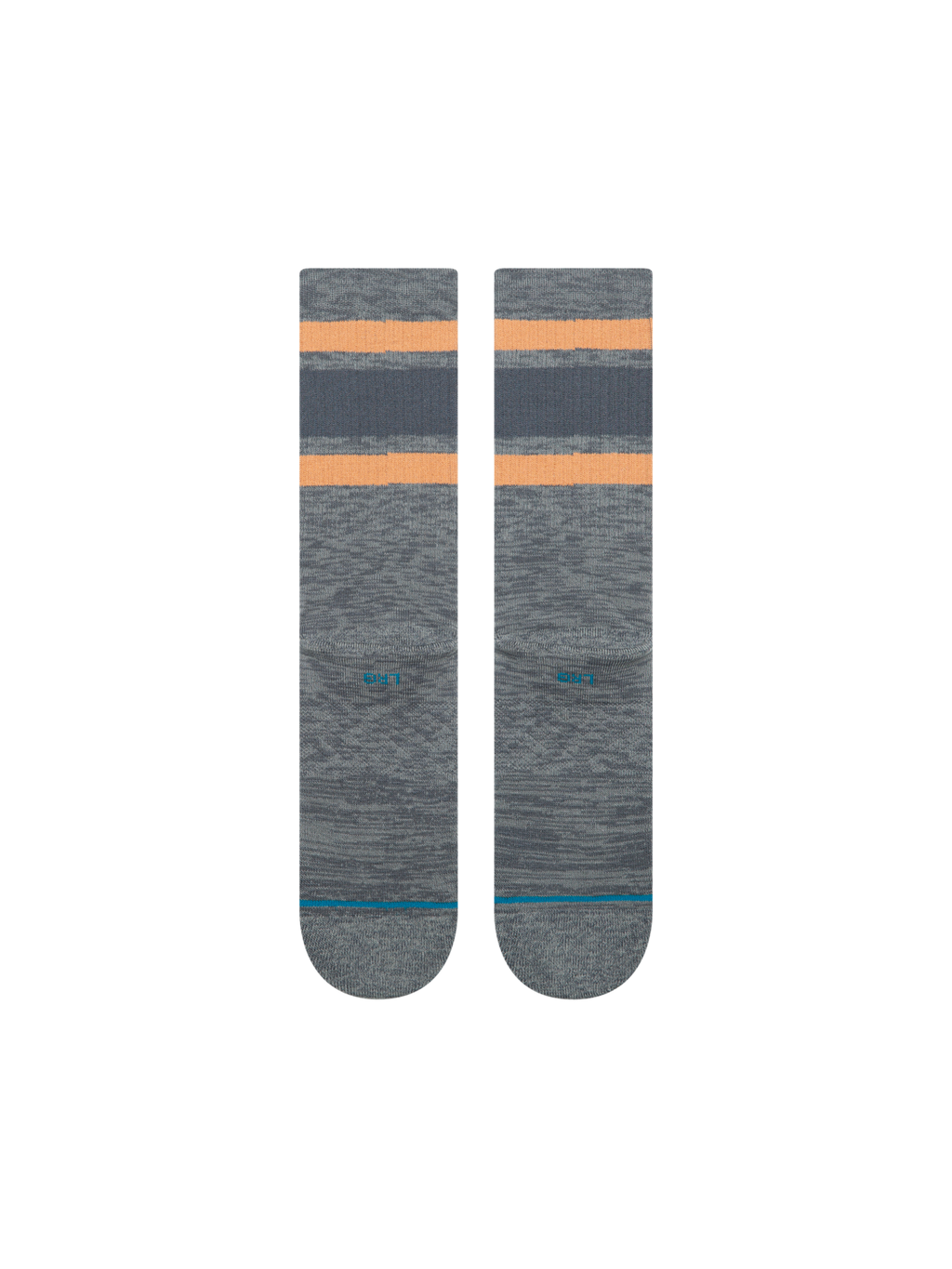Stance Slub Boyd Crew Socks - PAVEMENT, detail view