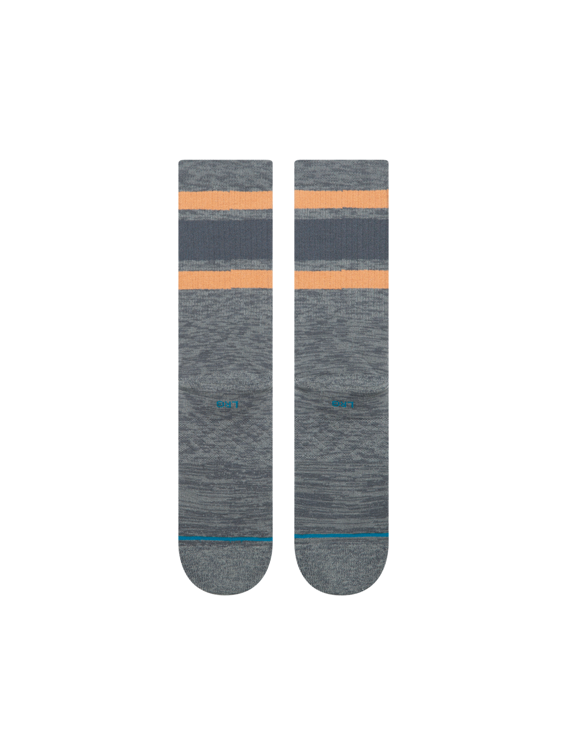 Stance Slub Boyd Crew Socks - PAVEMENT, detail view