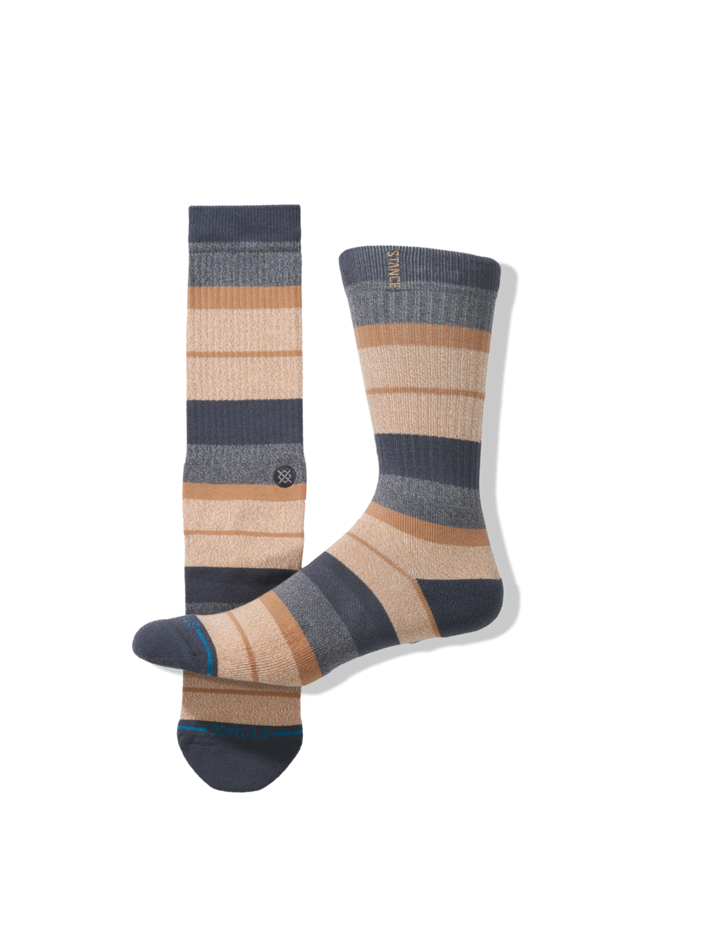 Stance Clark Crew Socks - TURBULENCE, alternate view