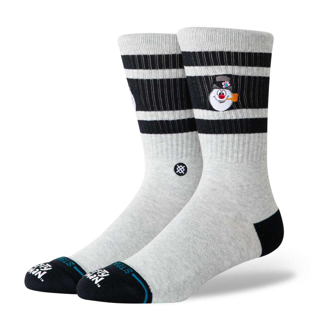 Stance Frosty The Snowman X Hocus Pocus Crew Socks - GREY, front view