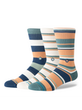 Stance Off Season Crew Socks - 3 Pack - SANDSTORM, front view