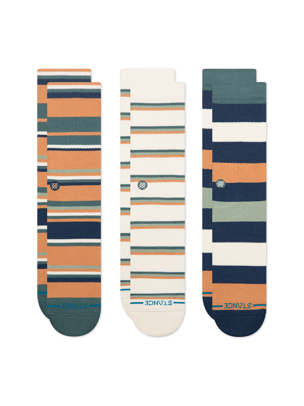 Stance Off Season Crew Socks - 3 Pack - SANDSTORM, alternate view