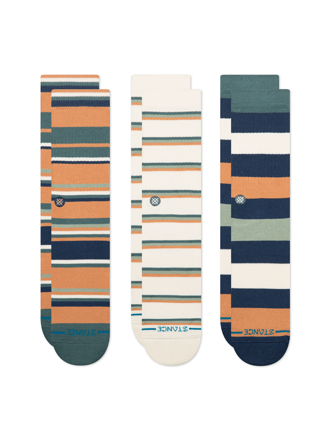 Stance Off Season Crew Socks - 3 Pack - SANDSTORM, alternate view