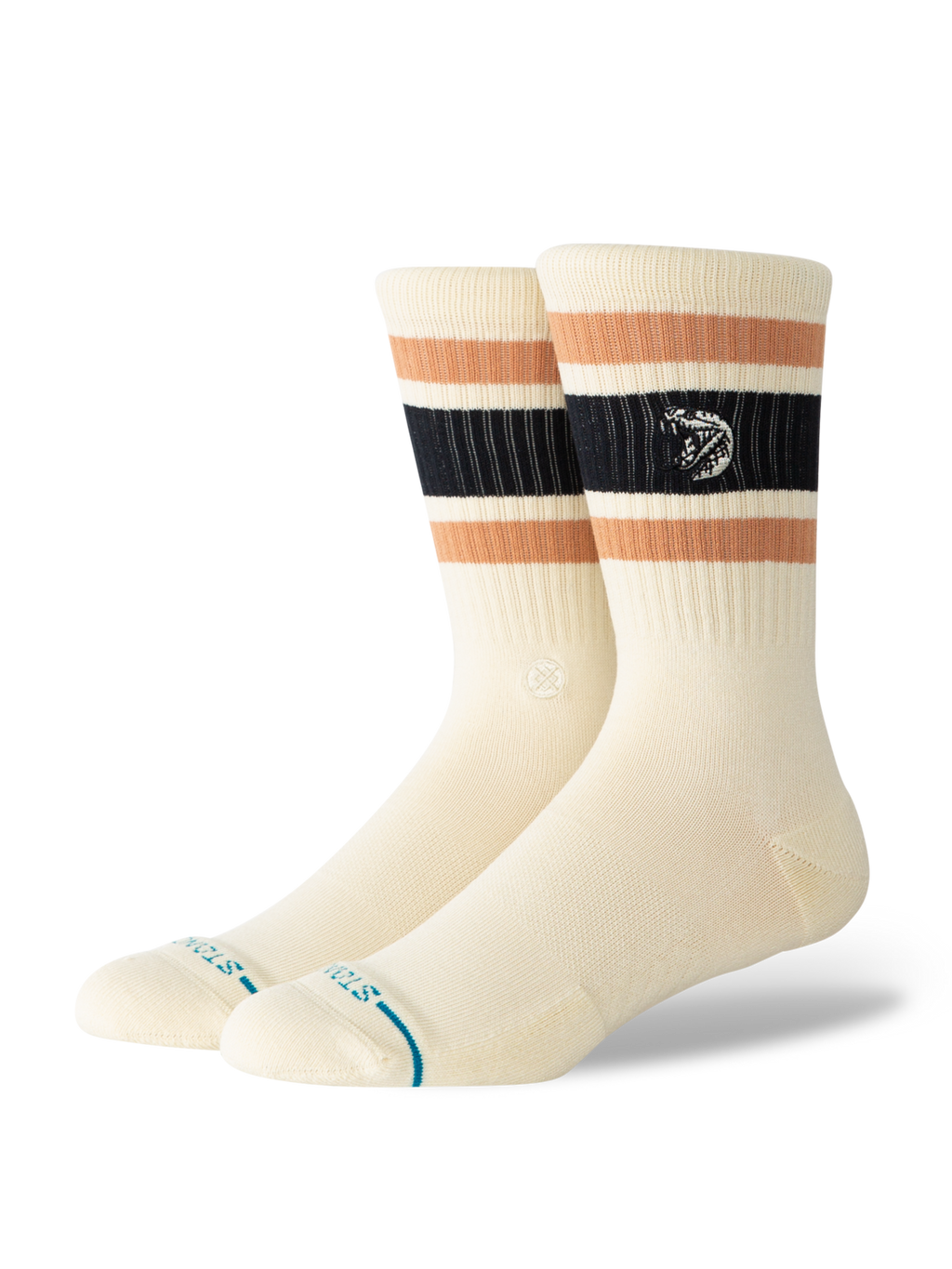 Stance Snakebite Boyd Crew Socks - AFTERGLOW, front view
