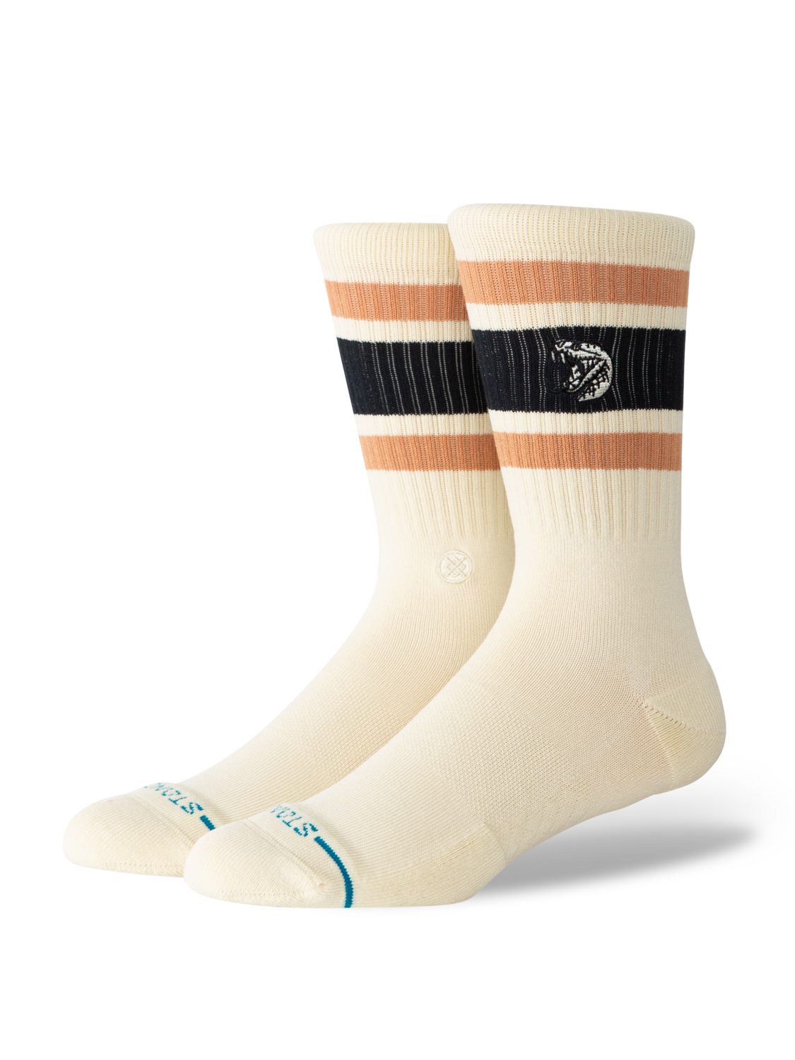 Stance Snakebite Boyd Crew Socks - AFTERGLOW, front view