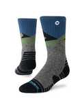 Stance South Face Hike Crew Socks - Black Heather
