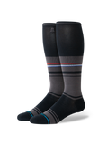 Stance Darkside Compression OTC Socks - BLACK, front view