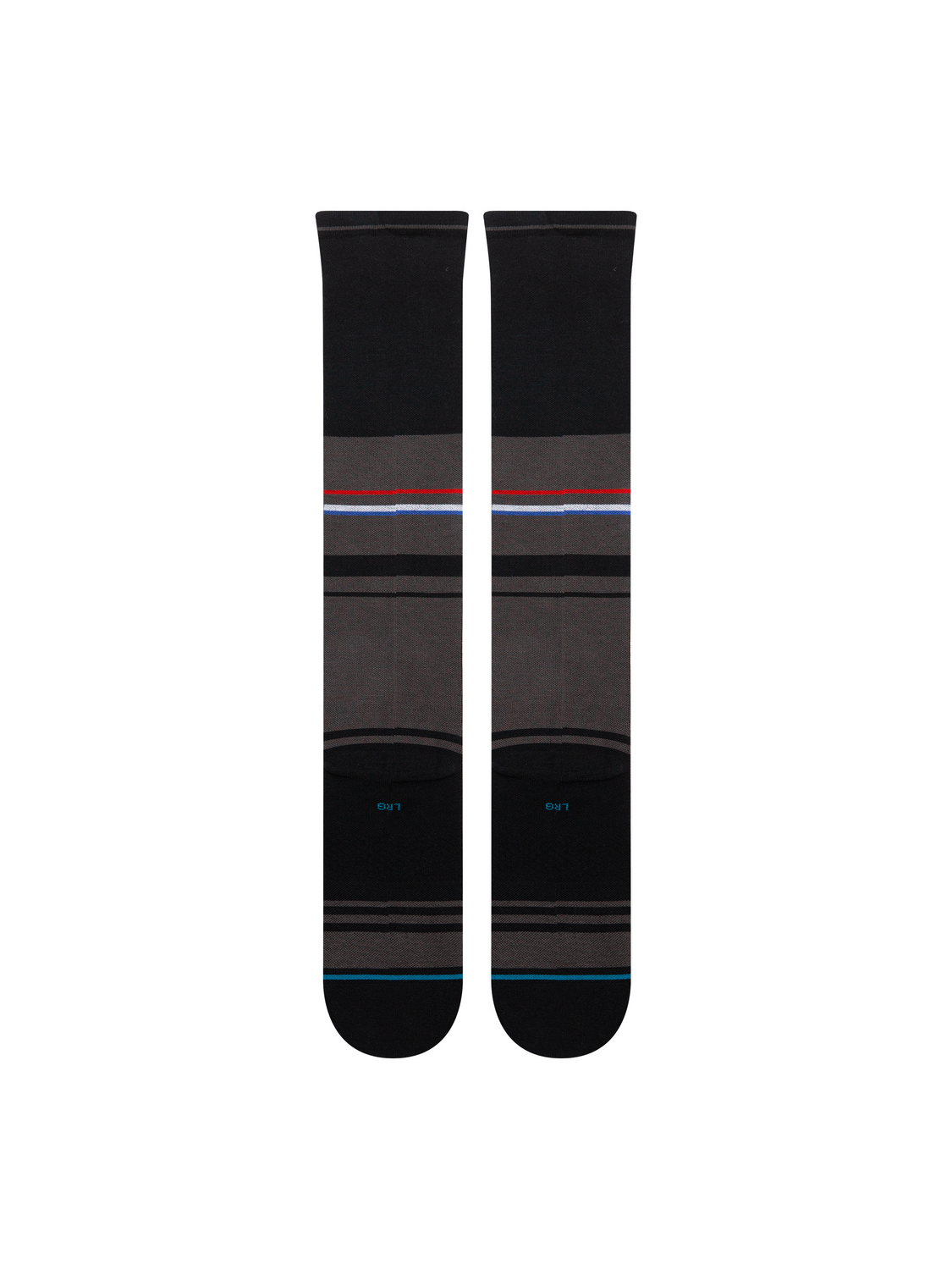 Stance Darkside Compression OTC Socks - BLACK, back view