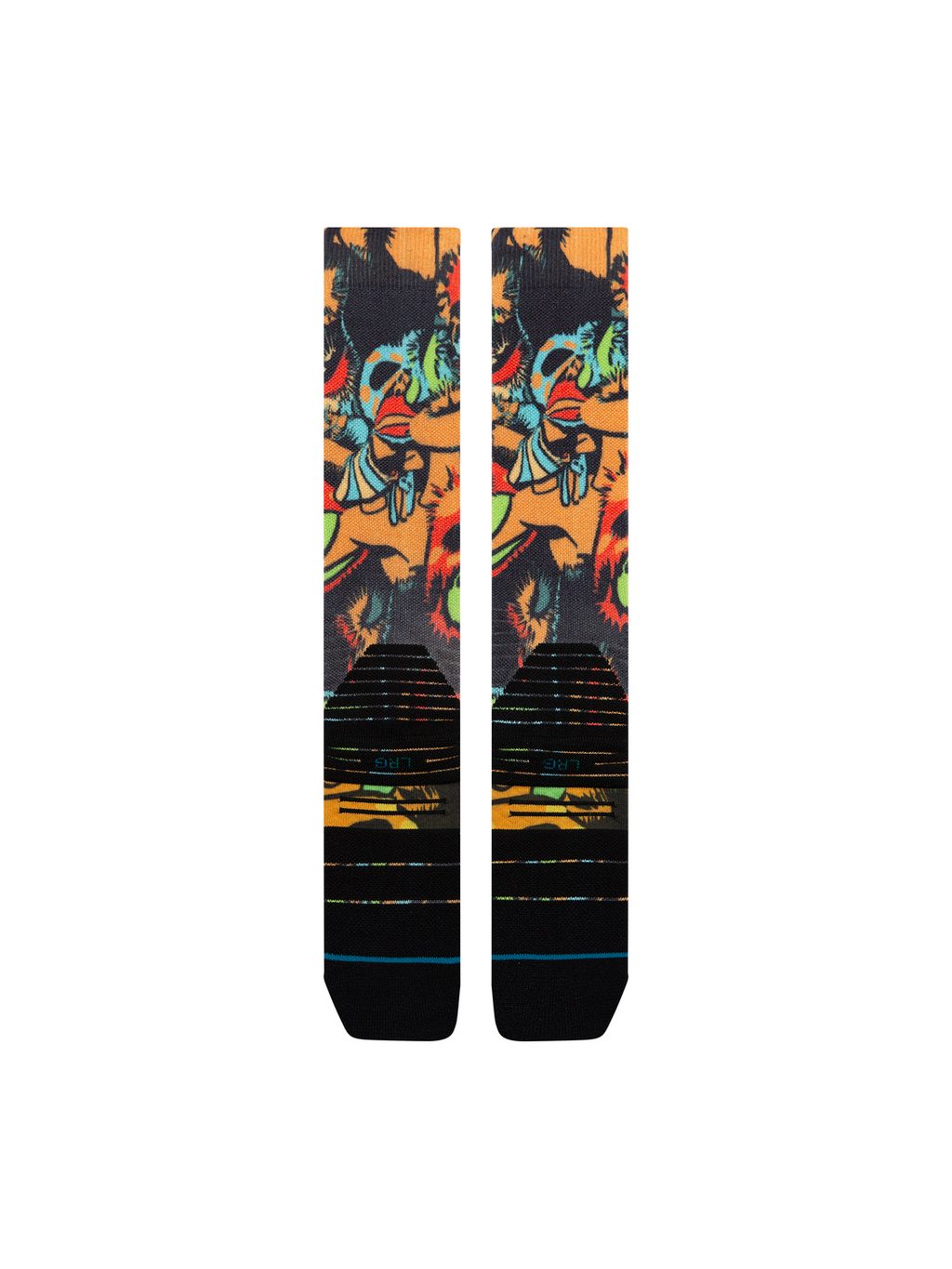 Stance Men's Mushies Mid Snow OTC Socks - Black detail 2