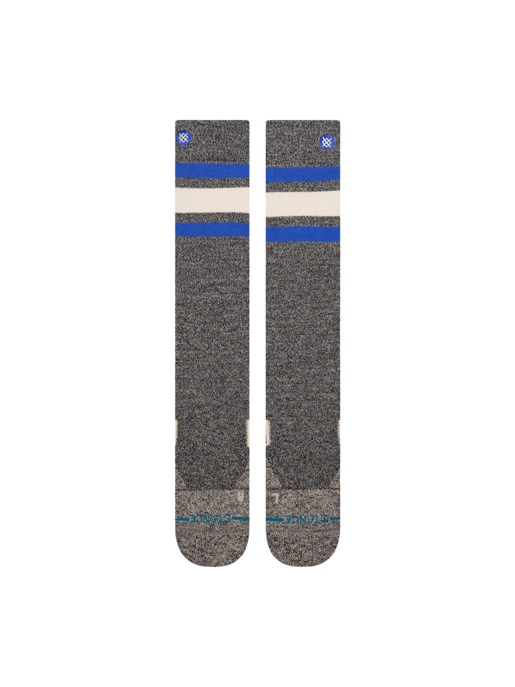 Stance Men's Boyd Mid Wool Snow OTC Socks - Blue detail