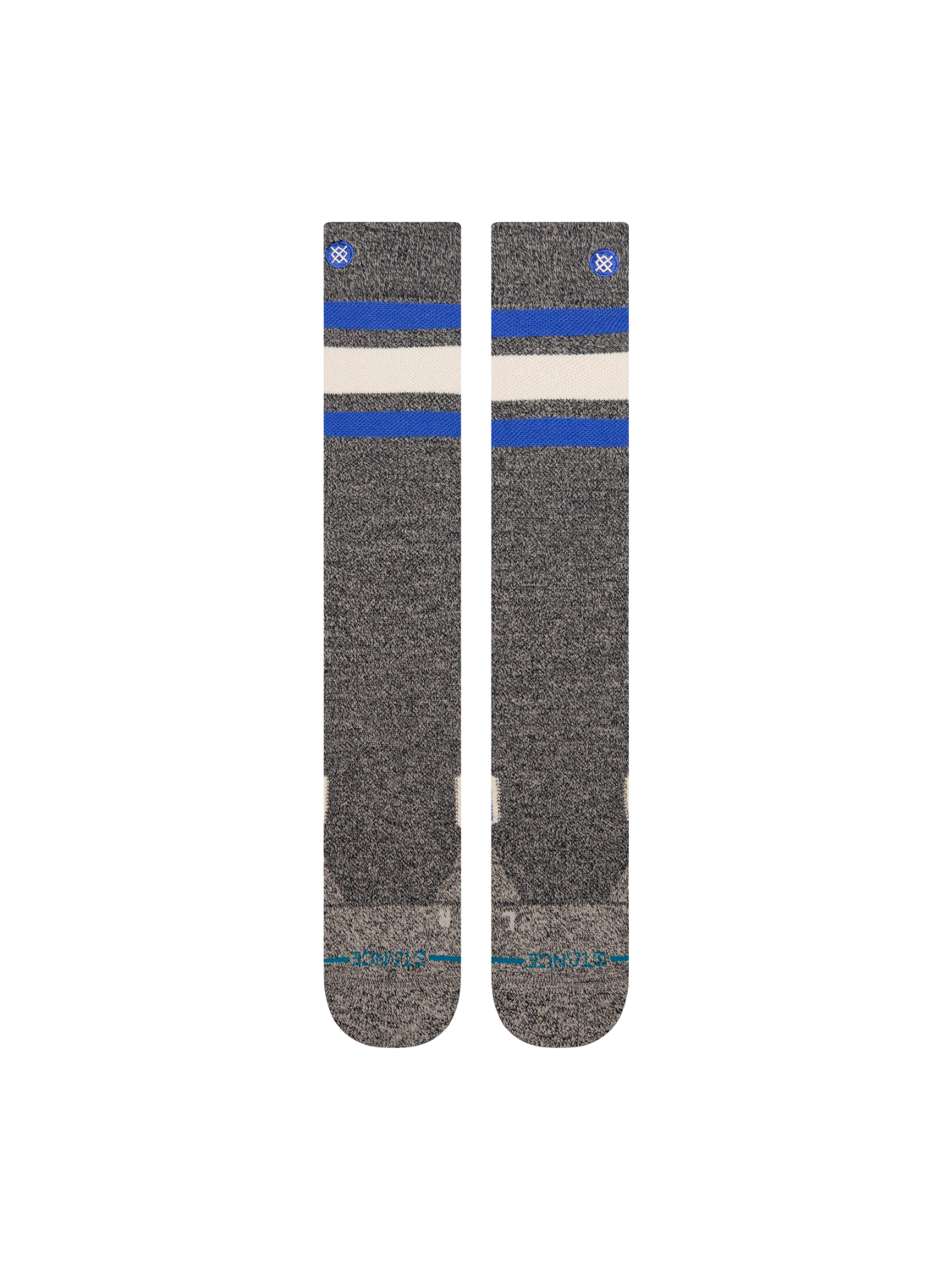 Stance Men's Boyd Mid Wool Snow OTC Socks - Blue detail