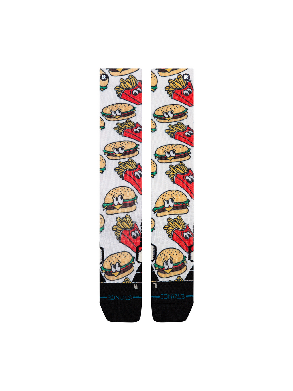Stance Men's Combo Meal Mid Poly Snow OTC Socks - Red detail