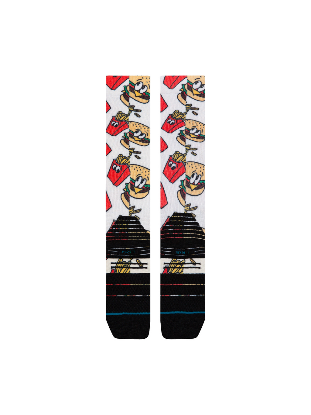 Stance Men's Combo Meal Mid Poly Snow OTC Socks - Red detail 2