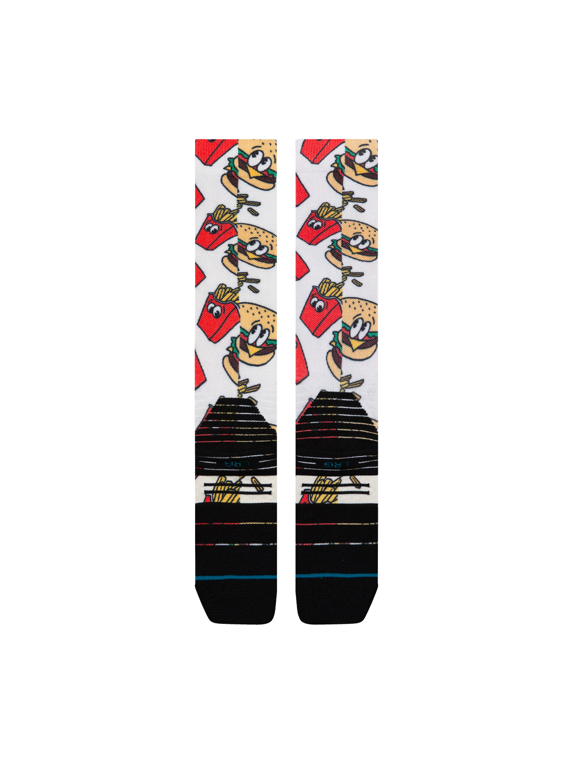 Stance Men's Combo Meal Mid Poly Snow OTC Socks - Red detail 2